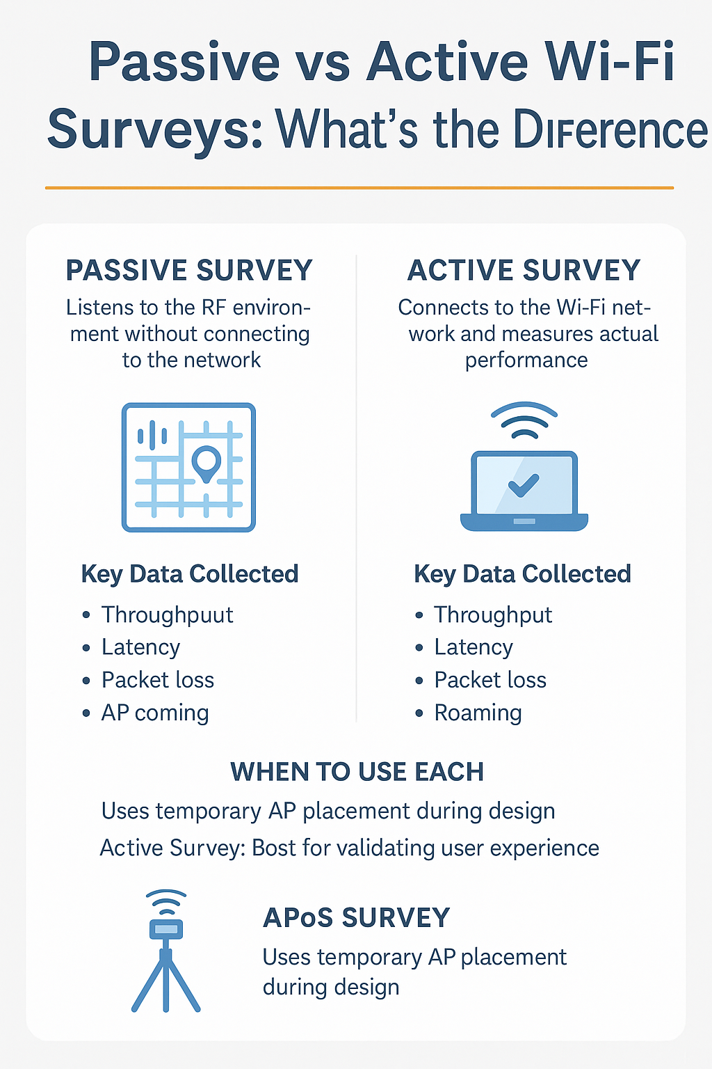 Passive vs Active WiFi Surveys: What’s the Difference?